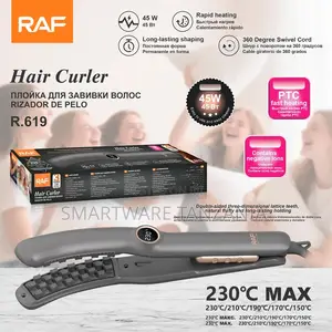 Raf R.619 Hair Curler 45w 230c Max Ptc Fast Heat Negative Ions