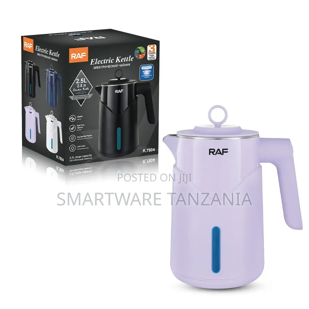 Raf R.7804 2.5l Electric Kettle Lavender 2000w Bpa-free Led Lamp