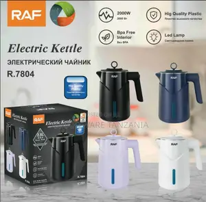 Raf R.7804 Electric Kettle 2000w 2.5l Bpa-free Led Plastic 4 Color