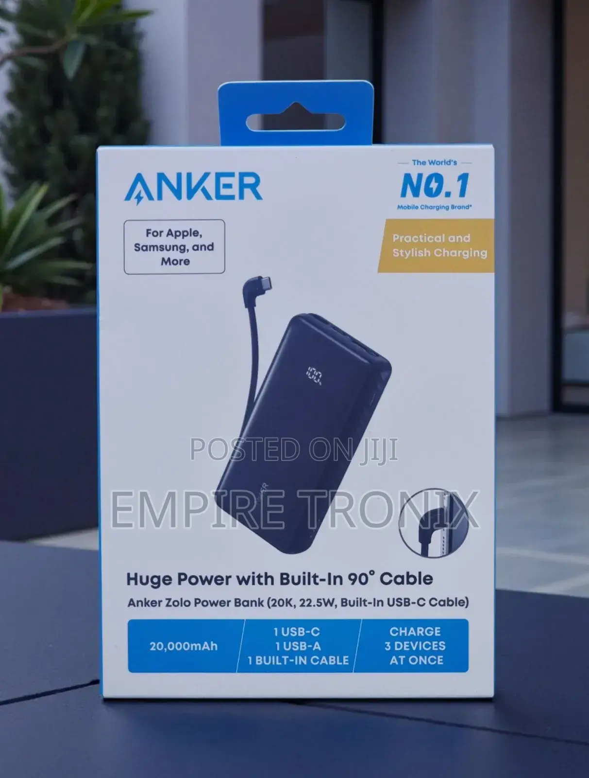 Anker Zolo Power Bank 20,000mah 22.5w - A110e
