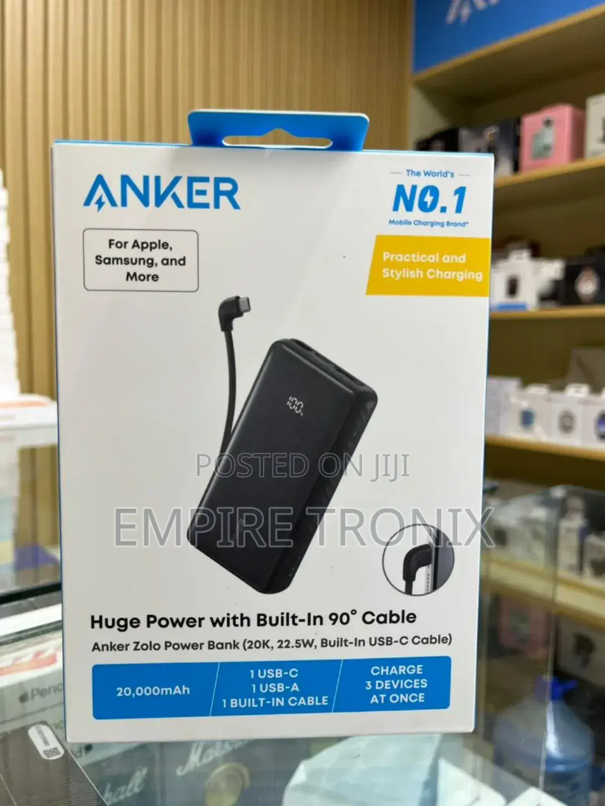 Anker Zolo Power Bank 20,000mah 22.5w - A110e