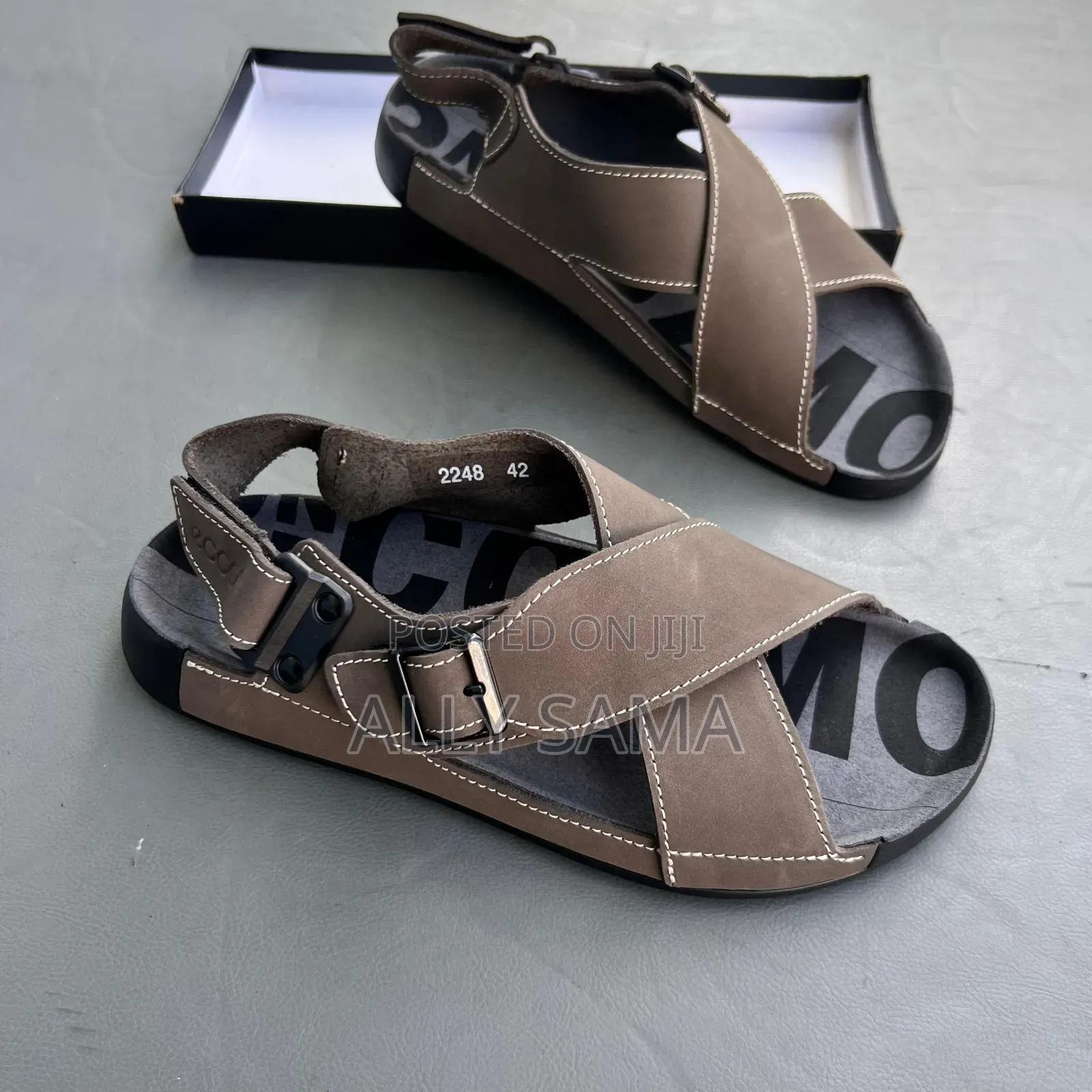 Men's Sandals Ecco Material Leather New Design