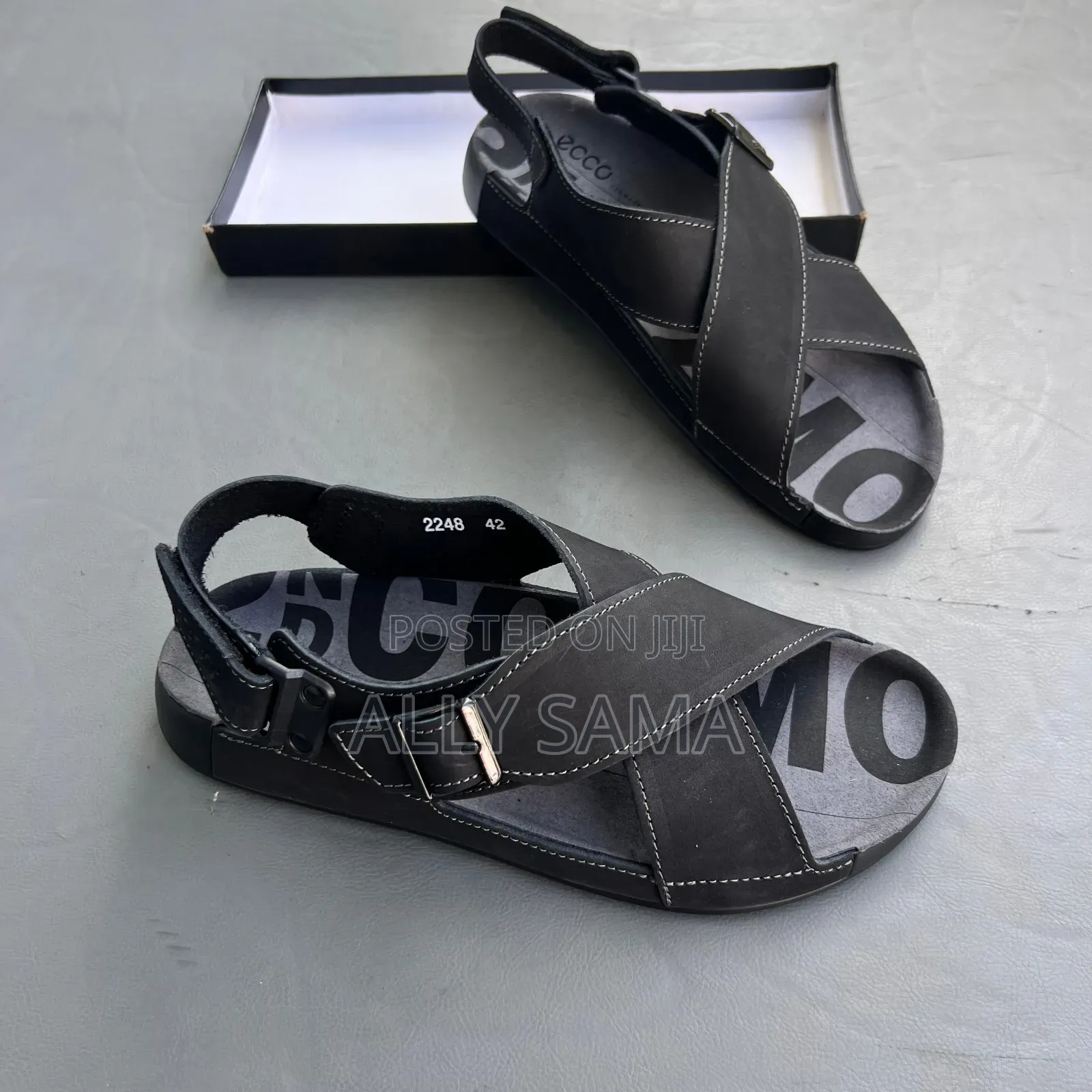 Men's Sandals Ecco Material Leather New Design