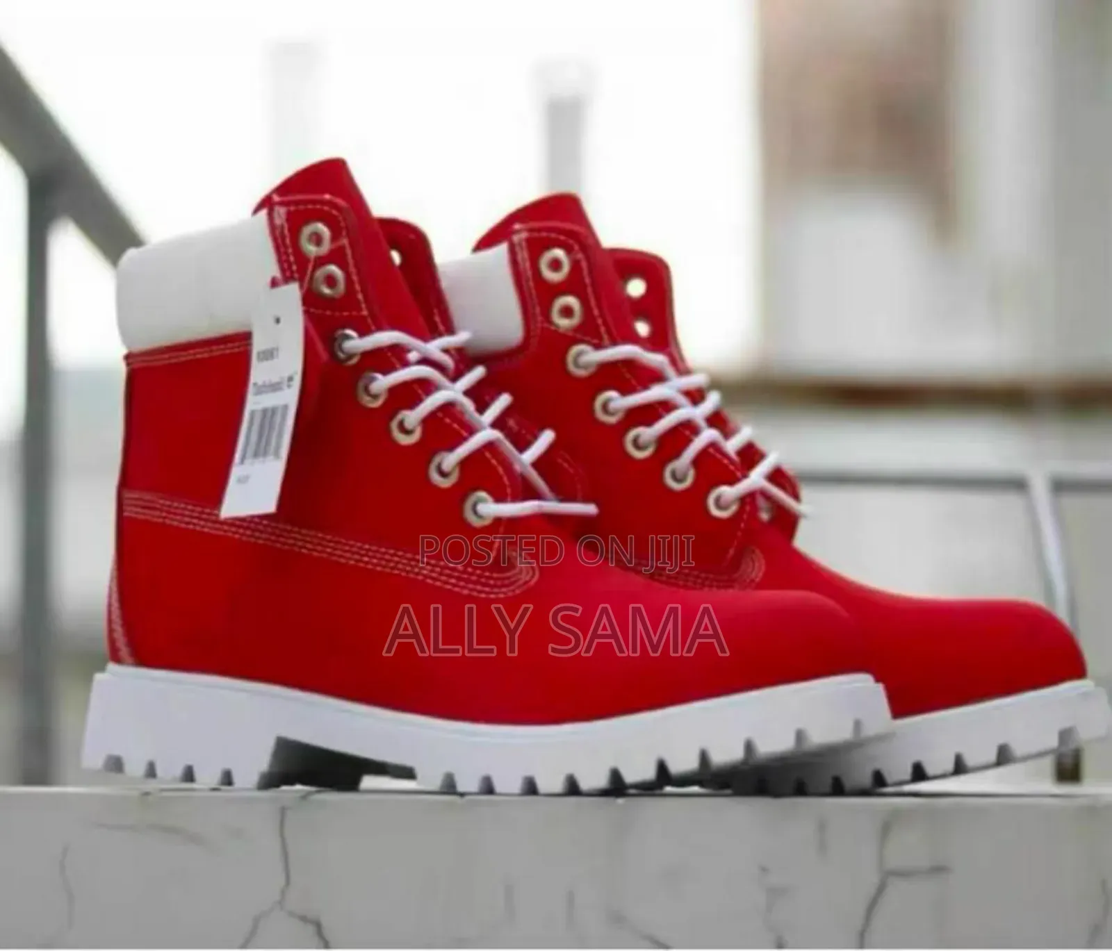 Special Valentines Boots Timberland Red Color