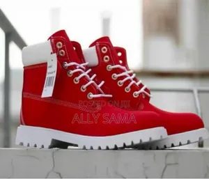 Special Valentines Boots Timberland Red Color