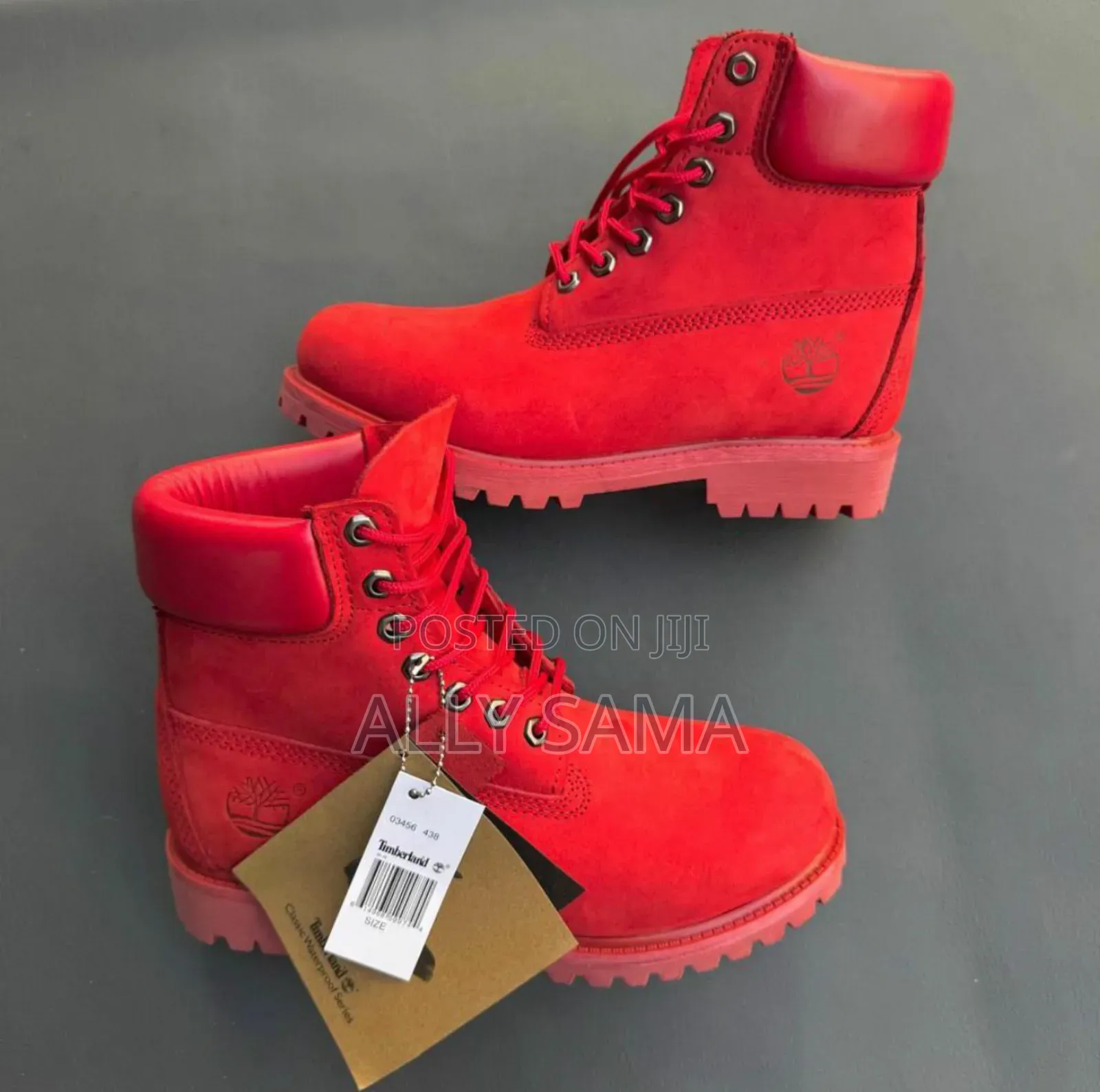 Special Valentines Boots Timberland Red Color