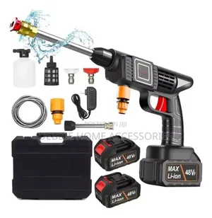Cordless High-Pressure Washer-2 Batteries at 48w