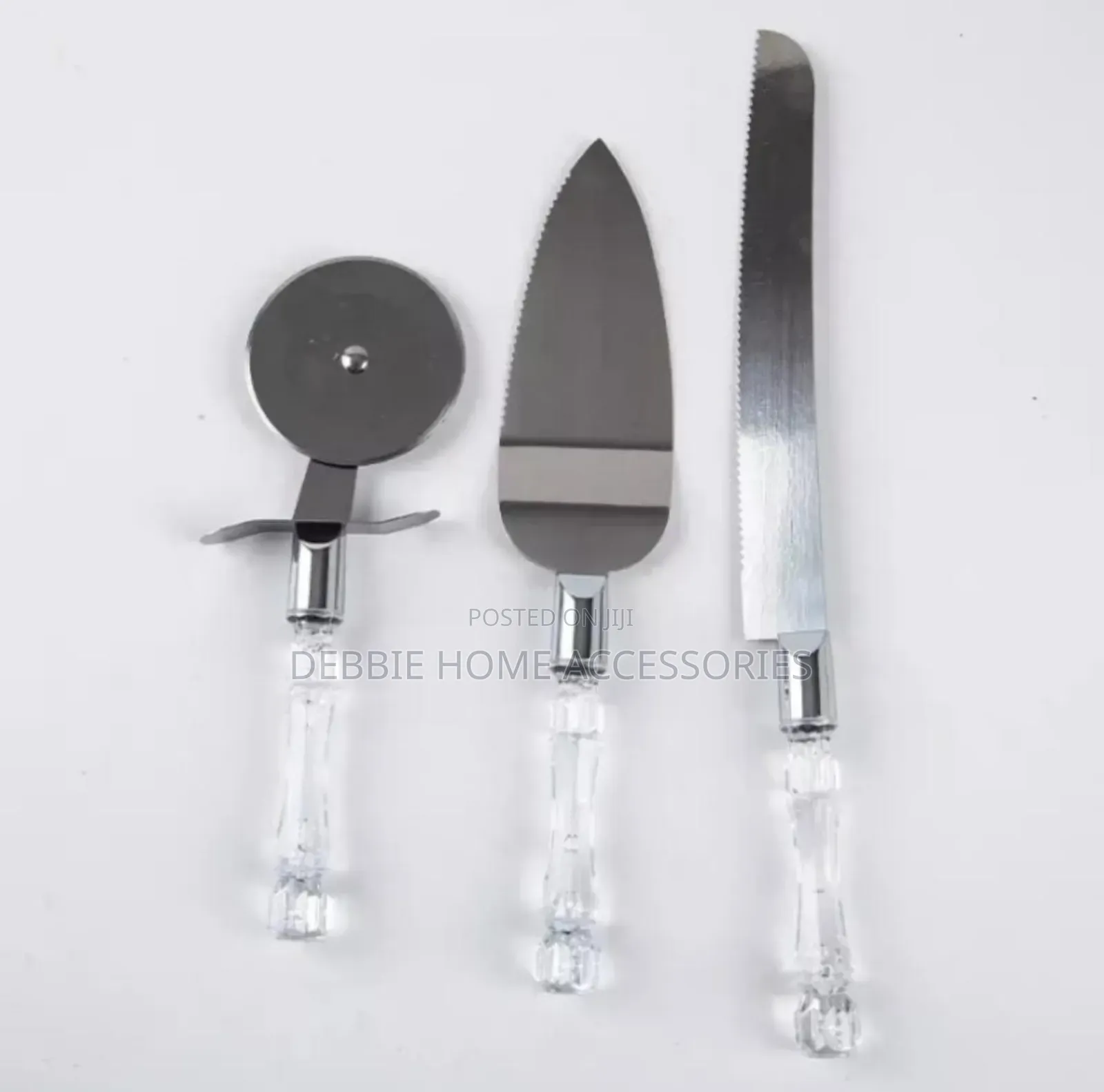 Three-Piece Wedding Knives.