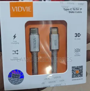 Vidvie Cb4011c I-2 30w Type-C to Lighting Data Cable