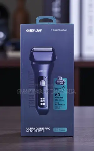 Green Lion Ultra Glide Pro Electric Shaver 60 Min Waterproof Ipx7