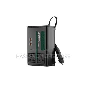 Green Lion Gc-300 Car Inverter 7-in-1 Multi-Port With Dc to Ac