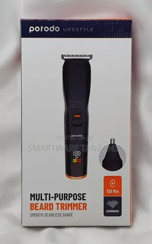 Porodo Multi-Purpose Beard Trimmer 120 Min Seamless Close Shave