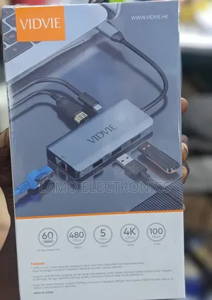 Vidvie Hsb01 6 in 1 Type-C Docking Station