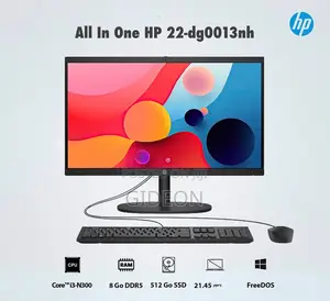 New Desktop Computer HP AiO 22 8GB Intel Core I3 SSD 512GB
