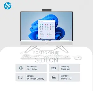New Desktop Computer HP AiO 24 8GB Intel Core I5 SSD 512GB