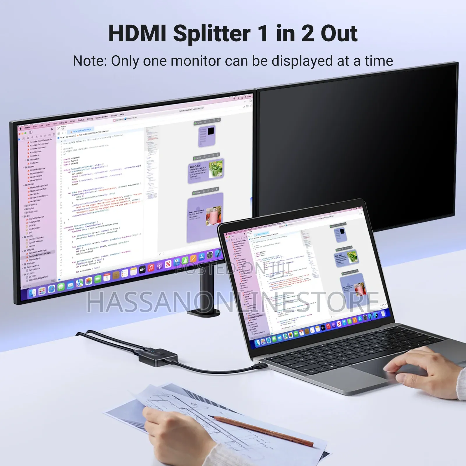 Ugreen Hdmi Switcher 2 in 1 Out at 60hz