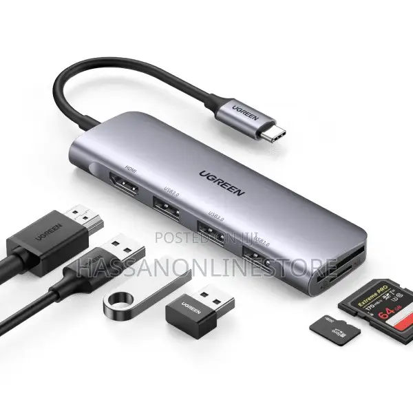 Ugreen 6-in-1 Hdmi Usb C Hub
