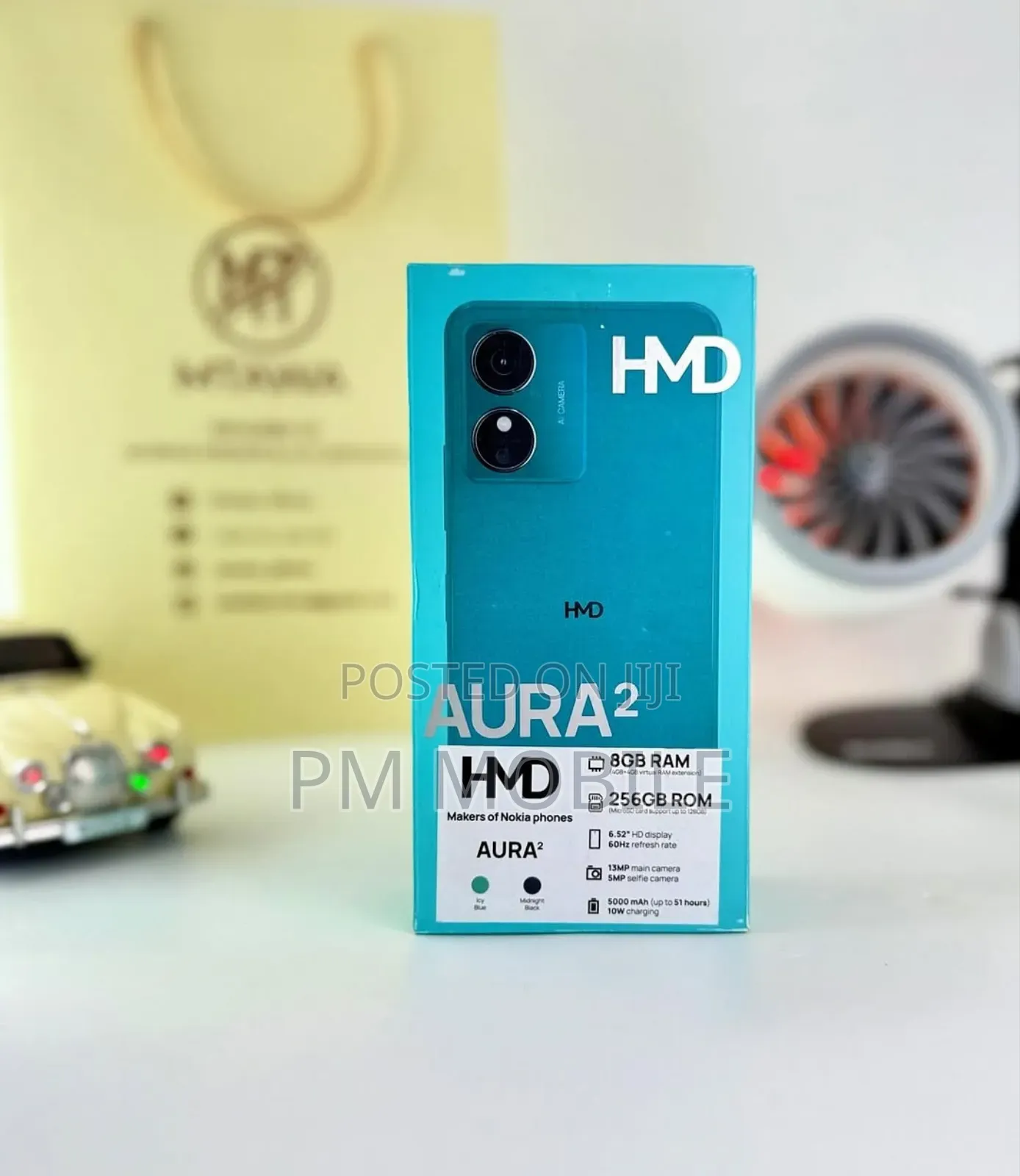 New HMD Aura 2 256 GB Blue