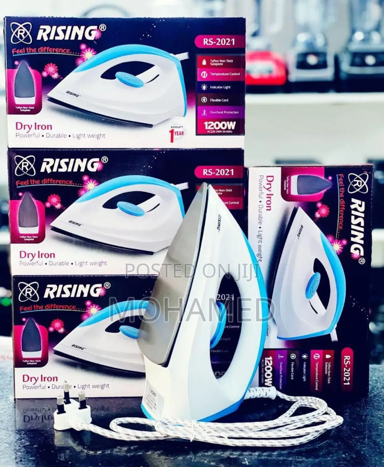  Rising Dry Iron Rs-2021 – 1200w 
