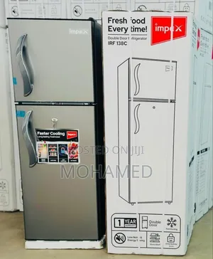  Impex Double Door Fridge Irf 138c 