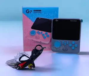G7 Retro Game Box 3.5 Inch Console Tv Output Blue Pink Portable