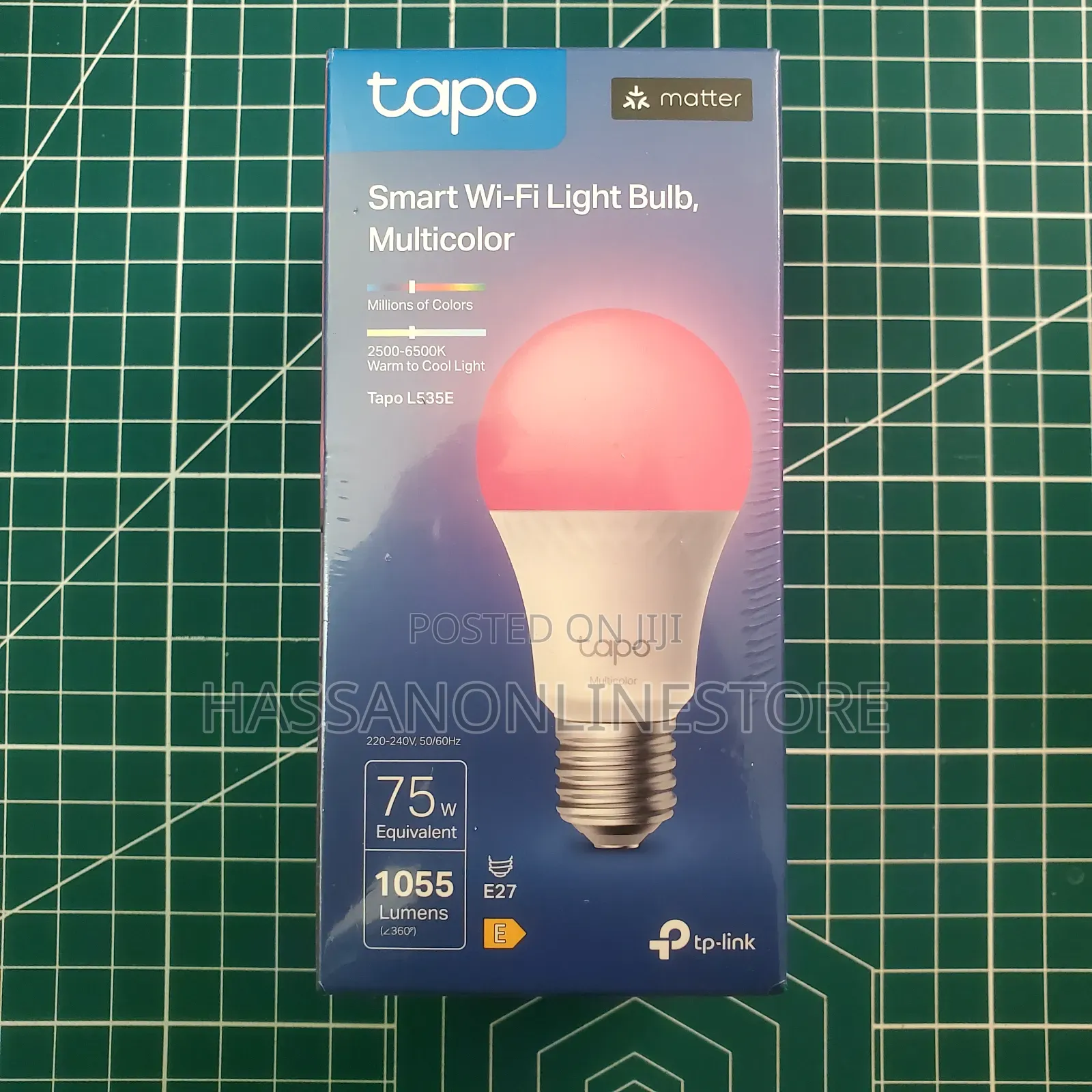 Tp-Link Tapo L535e Smart Wi-Fi Light Bulb, Multicolor 75w