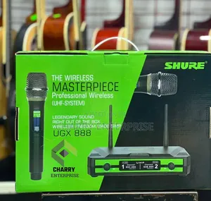 Shure Ugx 888 Professional Wireless Microphone Mic Uhf Legendary Sound