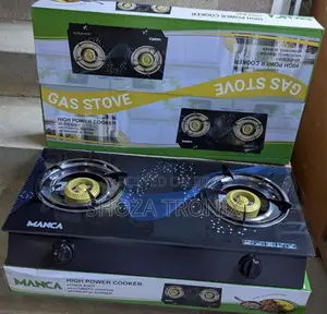 Manca Gas Cooker Jiko La Gas 2plates Kioo