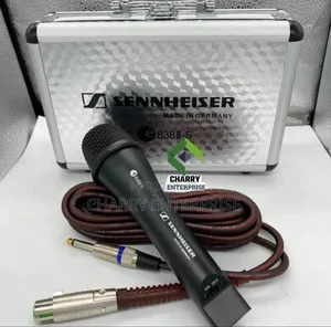 Original Sennheiser E 838ii-S Dynamic Cardioid Wired Mic From Germany