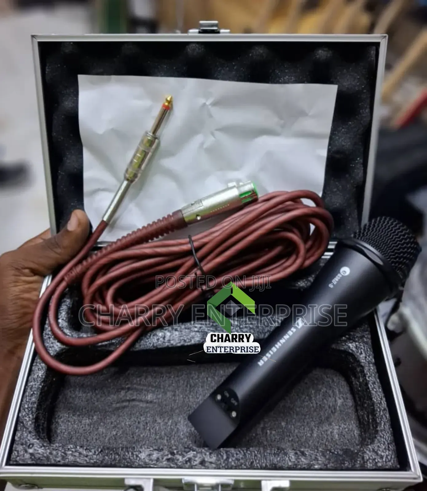 Original Sennheiser E 838ii-S Dynamic Cardioid Wired Mic From Germany