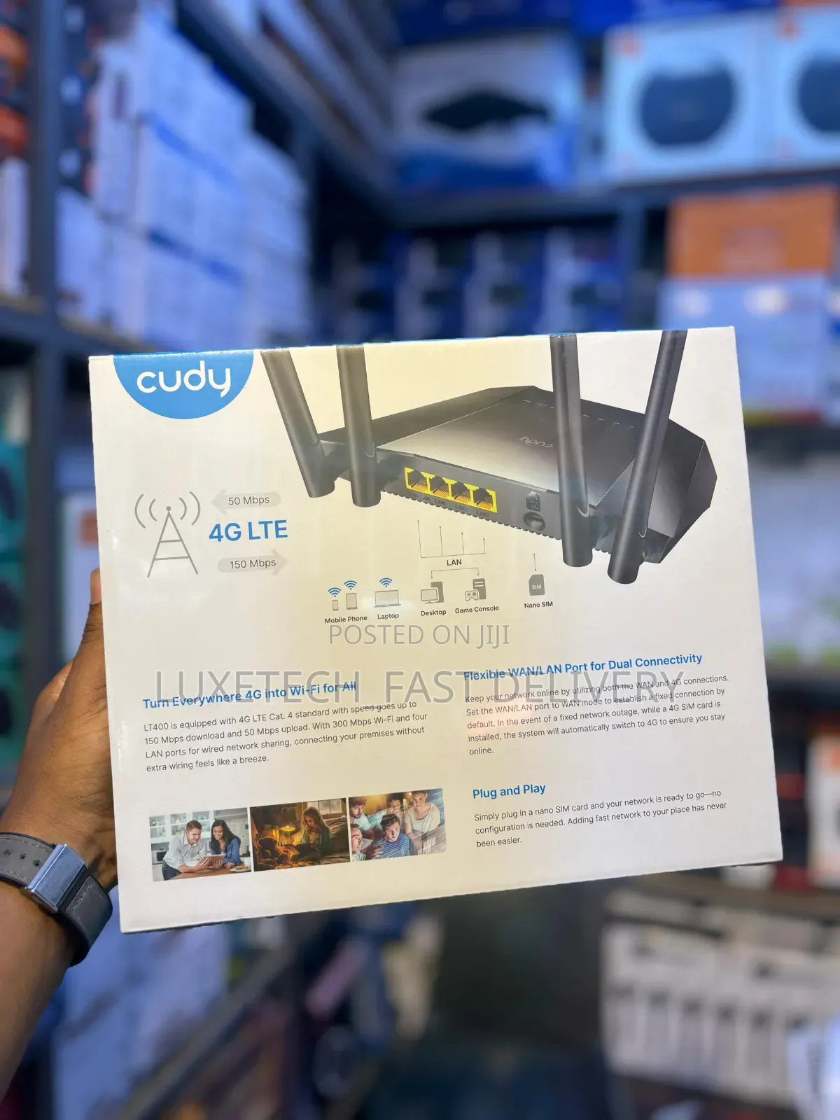 Cudy Lt400 4g Lte N300 Wi-Fi Router
