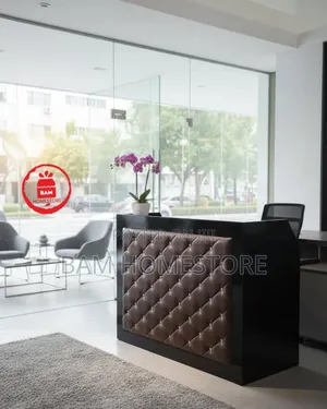 Modern Luxury Leather Tufted Counter - Kaunta Ya Kisasa Ya Reception