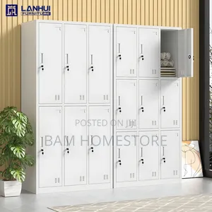 Professional Heavy-Duty 9-Door Metal Staff Locker - Secure Storage