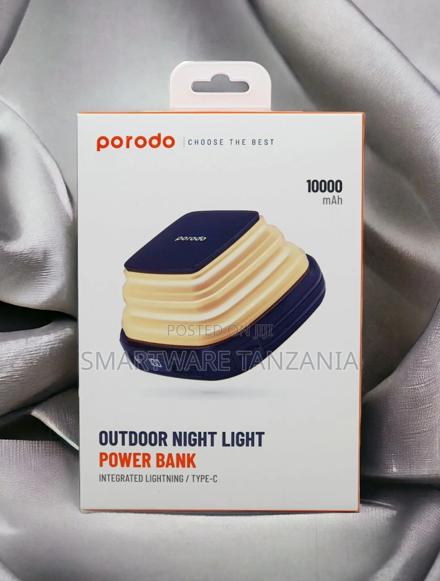 Porodo Outdoor Night Light Power Bank 10000mah Type-C Integrated
