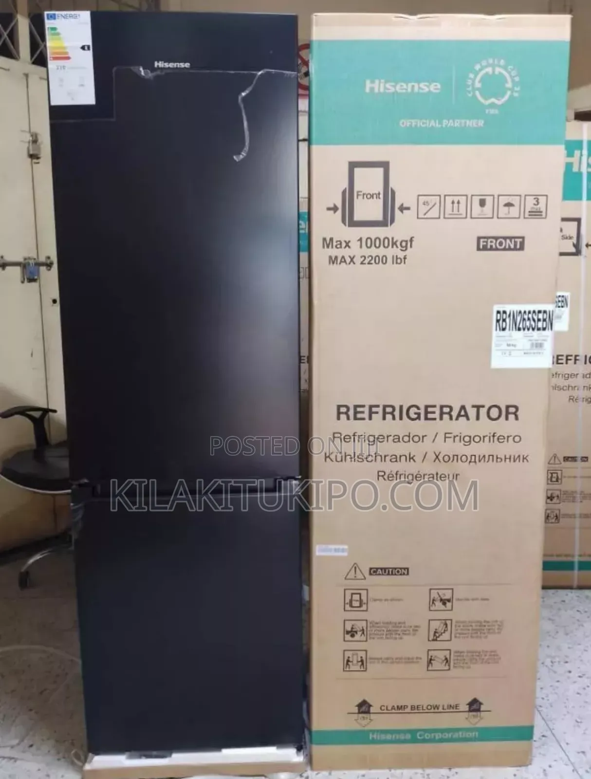 Rb1n265sebn Hisense Refrigerator 269l