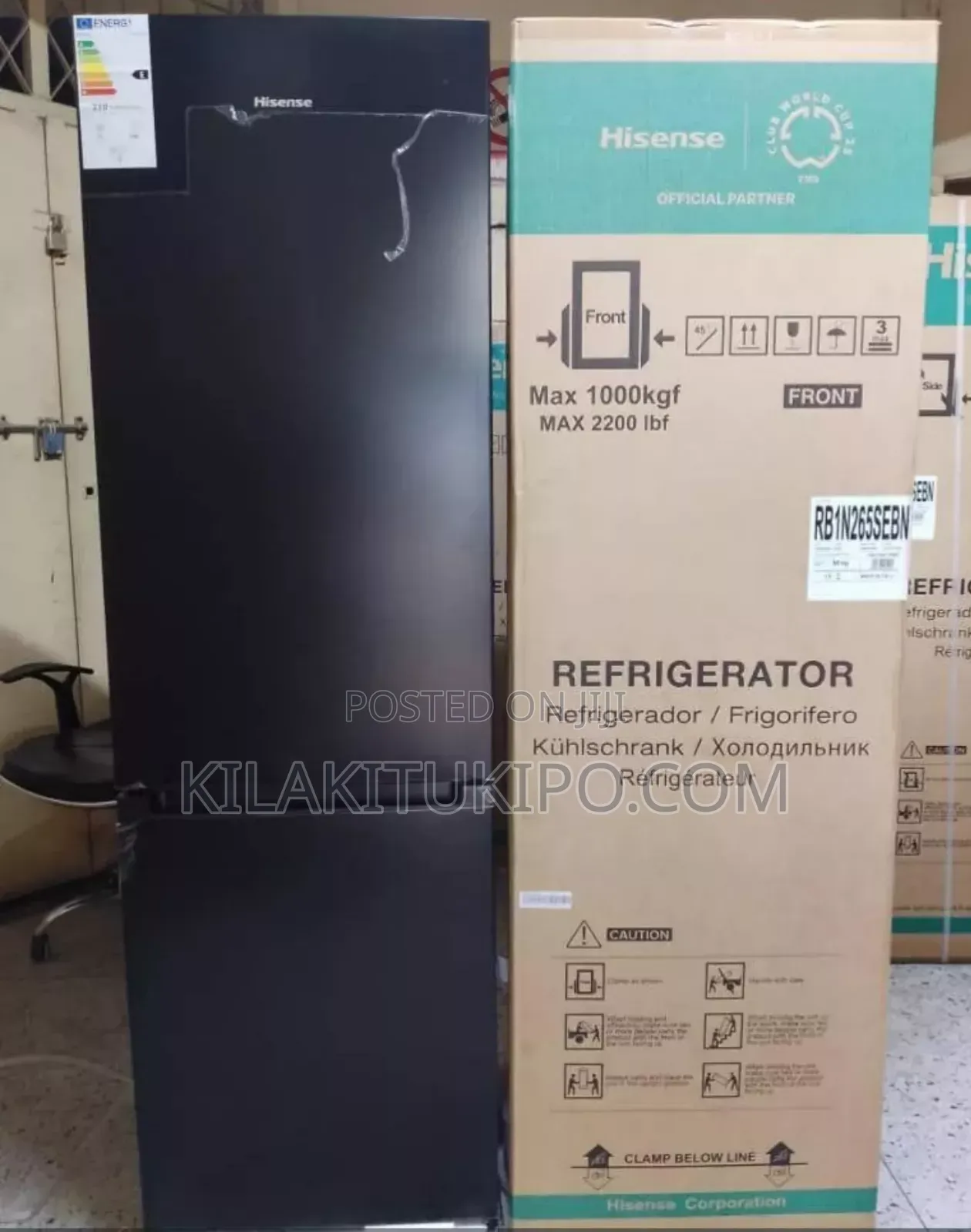 Rb1n265sebn Hisense Refrigerator 269l
