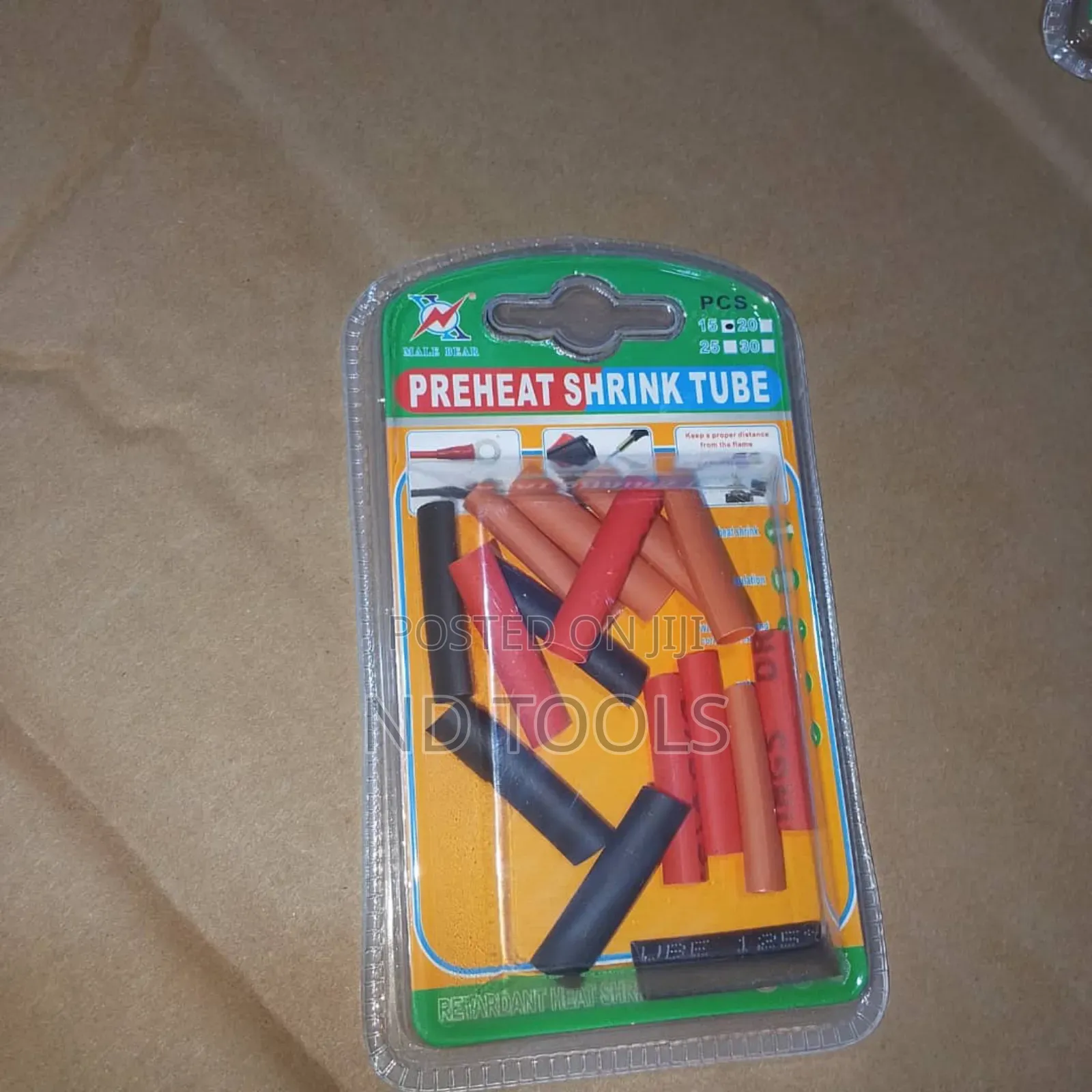 Heat Shrink Tubing Set 15pcs Malebear