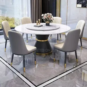 Luxury Round Dining Table Set