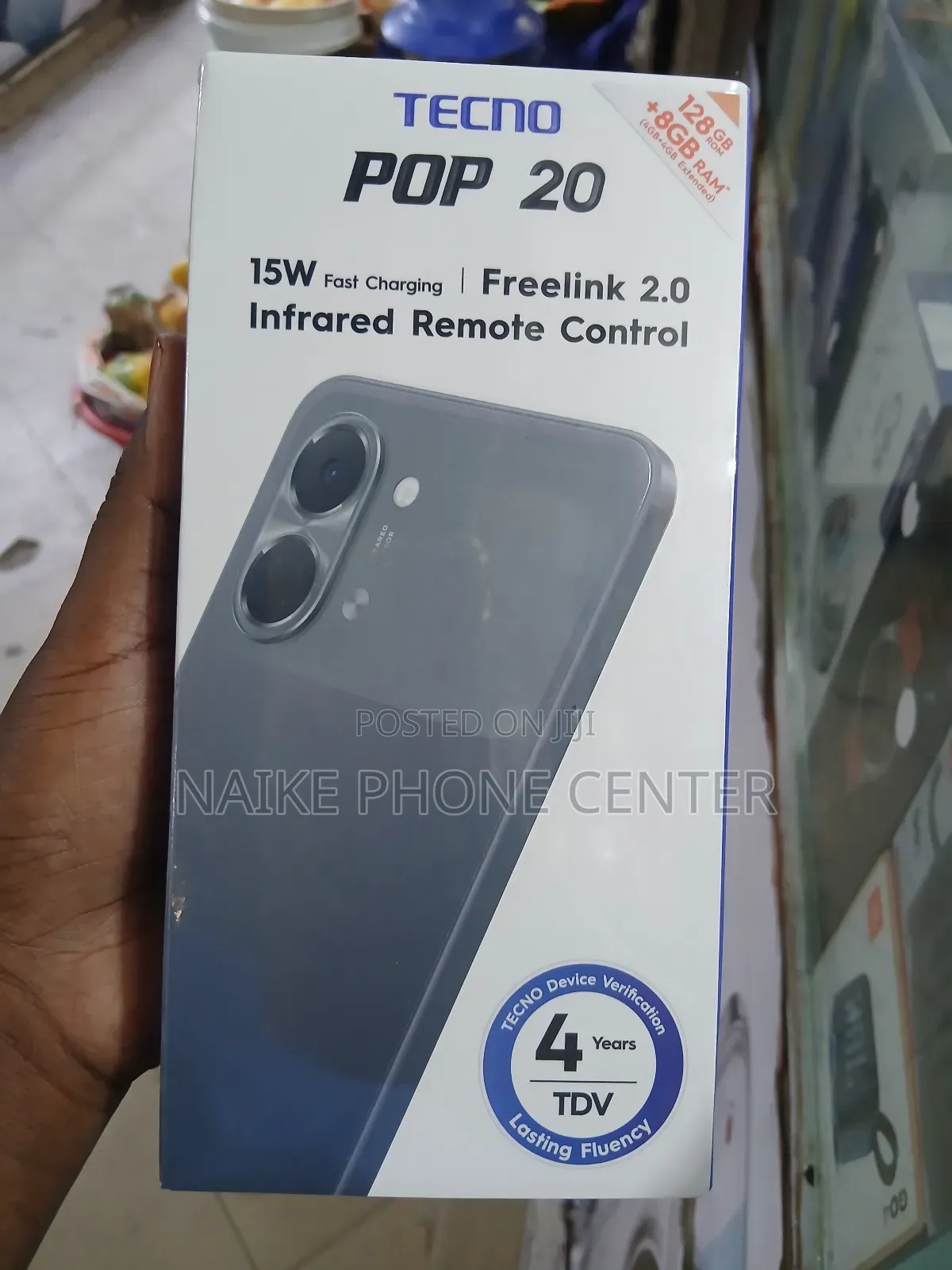 New Tecno Pop 20 128 GB Black