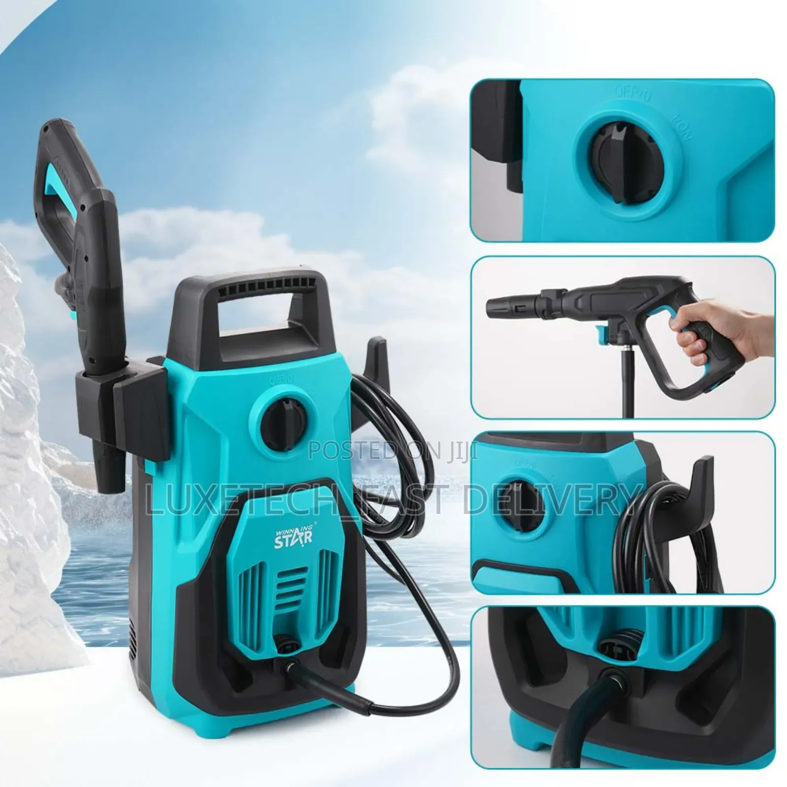 Winning Star St-4603 Portable High-Pressure Washer 1200w