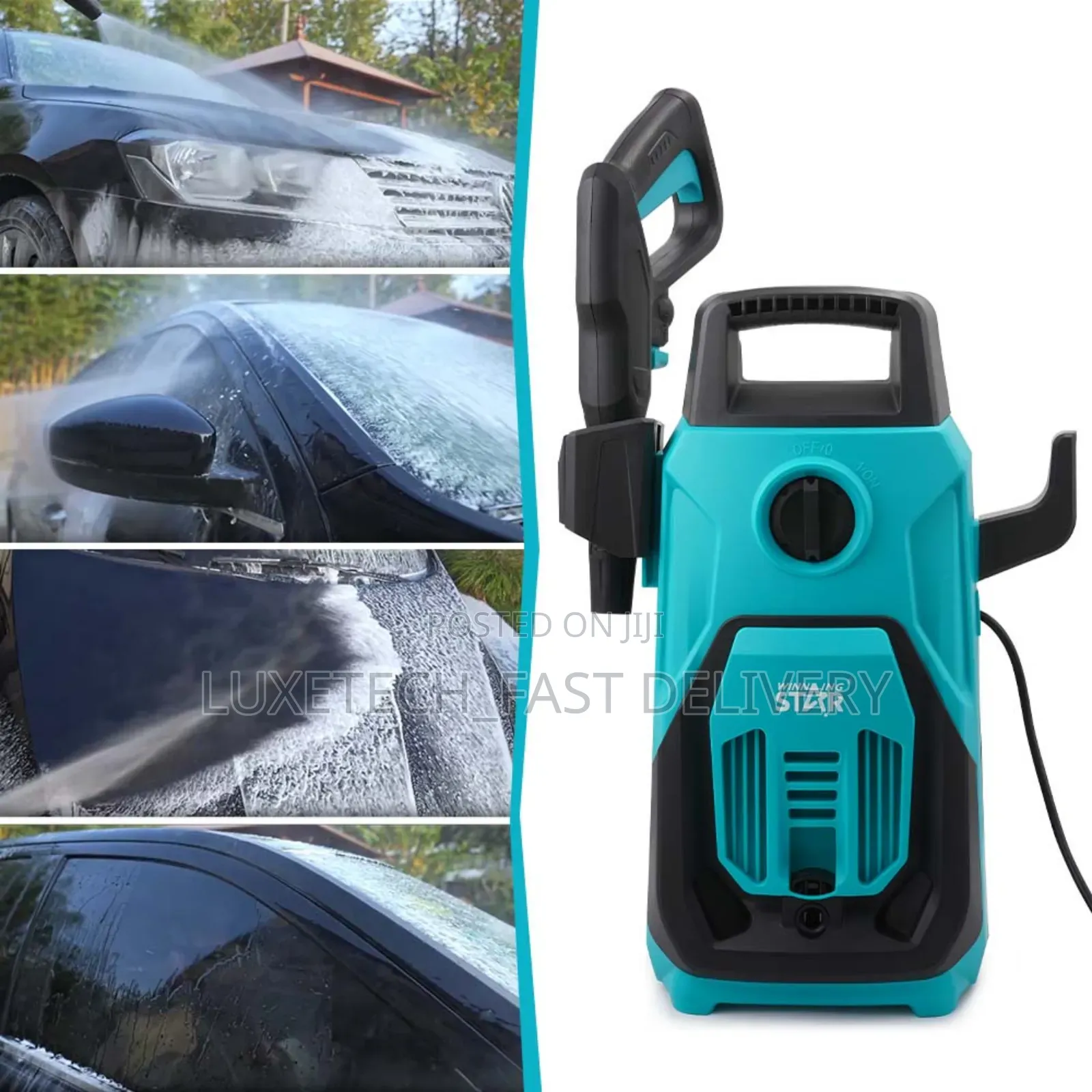 Winning Star St-4603 Portable High-Pressure Washer 1200w