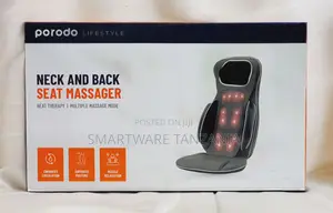 Porodo Neck Back Seat Massager With Heat Therapy - Multiple Modes