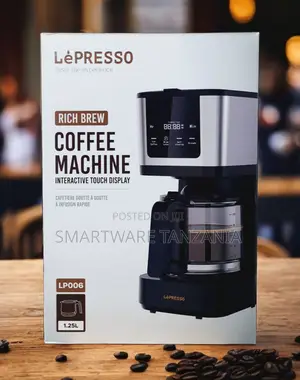 Lepresso Lp006 Rich Brew Coffee Machine 1.25l - Interactive Touch