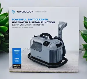 Powerology Spot Cleaner - Hot Water Steam, 1200w, Carpet