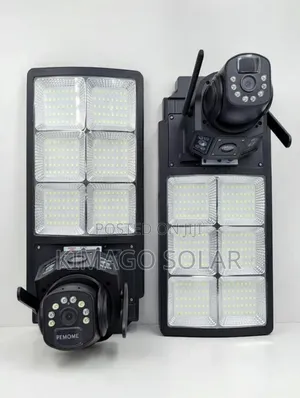 Security Camera 8mp Ikiambatana Na Taa Kubwa Ya Solar