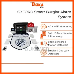 Oxford Smart Burglar Alarm System – 4g/Wifi, Hd Touchscreen, App