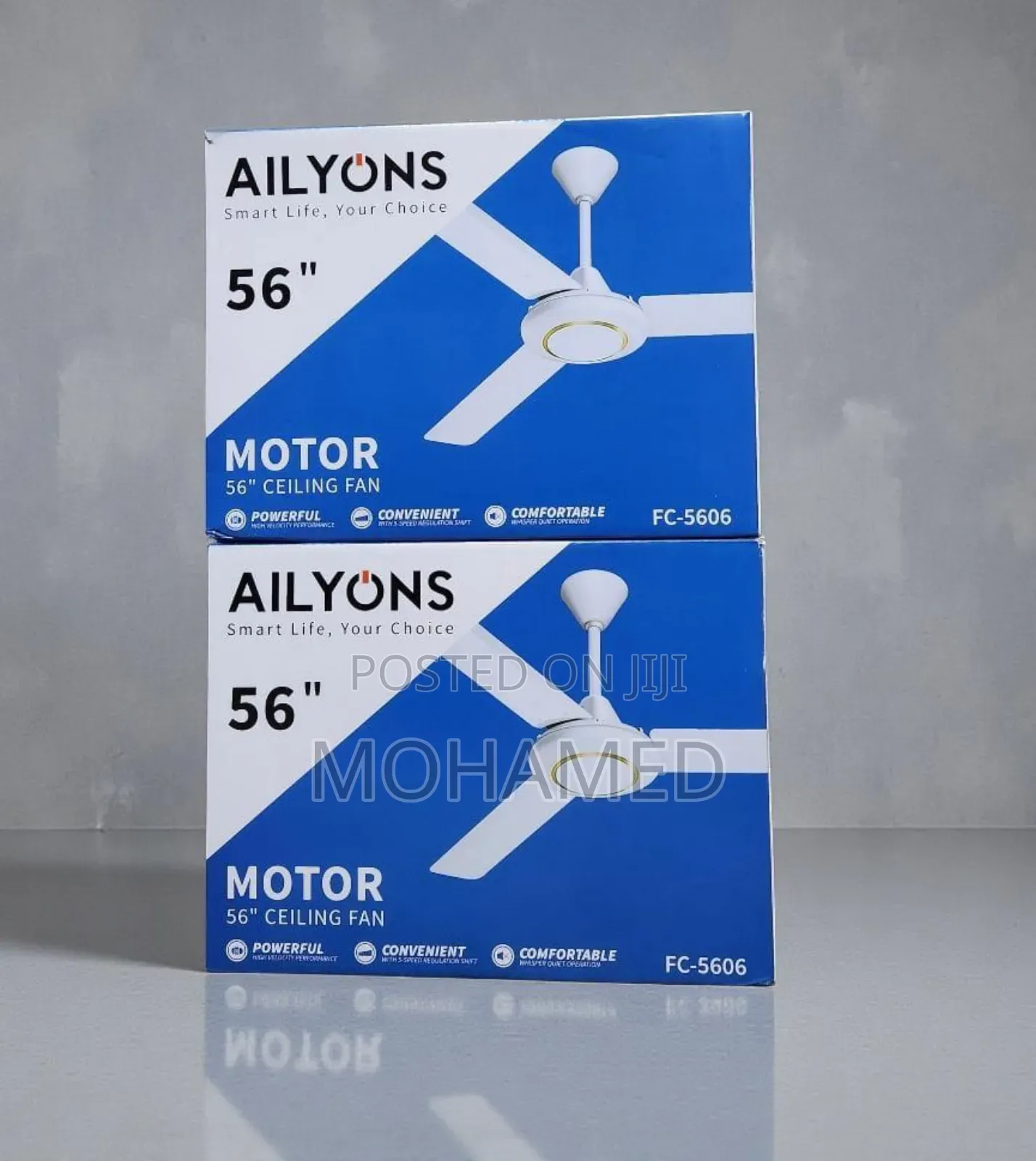 56"Ailyons 6 Ceiling Fan
