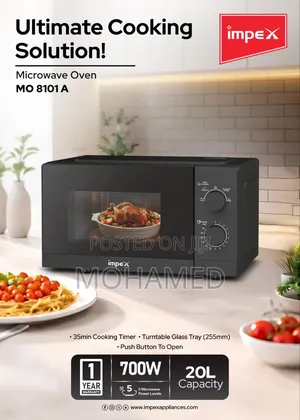 Impex Microwave Oven 20l – Black