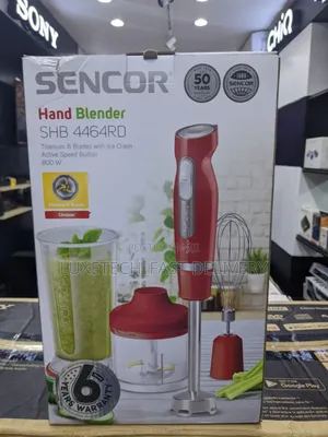 Sencor 3-in-1 Hand Blender - For Mixing, Whipping, and Chopping