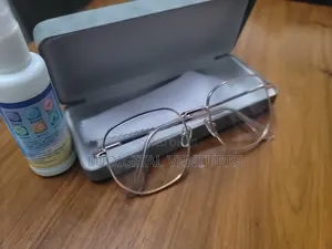 Rose Gold Color Titanium Frames +Anti Blue ,U.V Protection Glasses